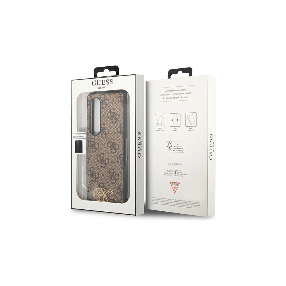 Hurtownia GSM - Etui Guess GUHCZFD4GF4GBR Samsung Galaxy Z Fold 4 maro/hard case 4G Charms Collection - GUE1958 - {ean13} - Hurt