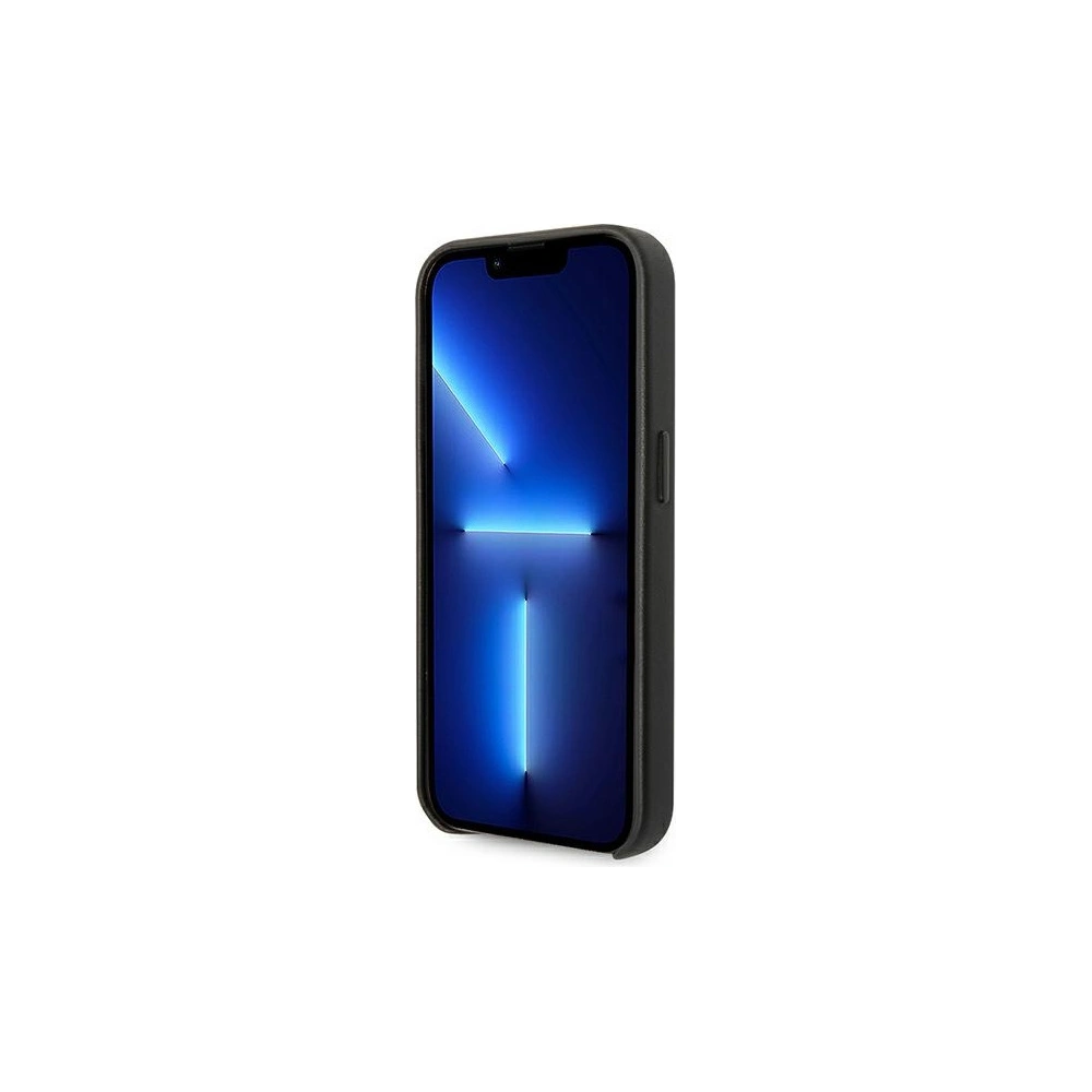 Hurtownia GSM - Etui Karl Lagerfeld KLHCP14LFWHK Apple iPhone 14 Pro hardcase černé/black Kožené perforované logo - KLD991 - {ean13} - Hurt