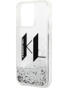 Hurtownia GSM - Etui Karl Lagerfeld KLHCP14LLBKLCS Apple iPhone 14 Pro stříbrný/silver hardcase Liquid Glitter Big KL - KLD992 - {ean13} - Hurt