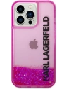 Hurtownia GSM - Etui Karl Lagerfeld KLHCP14LLCKVF Apple iPhone 14 Pro růžový/pink hardcase Liquid Glitter Elong - KLD993 - {ean13} - Hurt