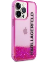 Hurtownia GSM - Etui Karl Lagerfeld KLHCP14LLCKVF Apple iPhone 14 Pro růžový/pink hardcase Liquid Glitter Elong - KLD993 - {ean13} - Hurt