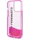 Hurtownia GSM - Etui Karl Lagerfeld KLHCP14LLCKVF Apple iPhone 14 Pro růžový/pink hardcase Liquid Glitter Elong - KLD993 - {ean13} - Hurt