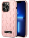Etui Karl Lagerfeld KLHCP14LRUPKLPP Apple iPhone 14 Pro hardcase roz 3D Monogram