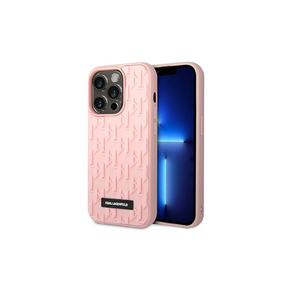 Hurtownia GSM - Etui Karl Lagerfeld KLHCP14LRUPKLPP Apple iPhone 14 Pro hardcase růžový/pink 3D Monogram - KLD995 - {ean13} - Hurt