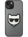 Hurtownia GSM - Etui Karl Lagerfeld KLHCP14MSAPCHG Apple iPhone 14 Plus / 15 Plus hardcase srebrny/silver Saffiano Choupette Head Patch - KLD996 - {ean13} - Hurt