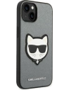 Hurtownia GSM - Etui Karl Lagerfeld KLHCP14MSAPCHG Apple iPhone 14 Plus / 15 Plus hardcase srebrny/silver Saffiano Choupette Head Patch - KLD996 - {ean13} - Hurt