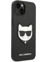 Wholesale Karl Lagerfeld KLHCP14MSAPCHK Apple iPhone 14 Plus / 15 Plus hardcase black Saffiano Choupette Head Patch - KLD997 - {ean13} - Hurt
