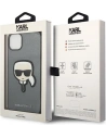 Hurtownia GSM - Etui Karl Lagerfeld KLHCP14MSAPKHG Apple iPhone 14 Plus / 15 Plus argintiu/hardcase Saffiano Patch cu capul lui Karl - KLD998 - {ean13} - Hurt