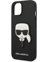 Hurtownia GSM - Etui Karl Lagerfeld KLHCP14MSAPKHK Apple iPhone 14 Plus / 15 Plus negru/black hardcase Saffiano Patch-ul lui Karl - KLD999 - {ean13} - Hurt