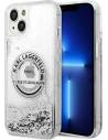 Etui Karl Lagerfeld KLHCP14SLCRSGRS Apple iPhone 14 ezüst/hardcase Liquid Glitter RSG