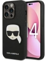 Etui Karl Lagerfeld KLHCP14XSAPKHK Apple iPhone 14 Pro Max černý/black hardcase Saffiano Karl's Head Patch
