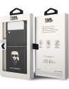 Hurtownia GSM - Etui Karl Lagerfeld KLHCZF4IKMSBK Samsung Galaxy Z Flip 4 negru/black book Saffiano Ikonik Metal - KLD1019 - {ean13} - Hurt