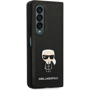 Hurtownia GSM - Case Karl Lagerfeld KLHCZFD4IKMSBK Samsung Galaxy Z Fold 4 schwarz / black Buch Saffiano Ikonik Metall - KLD1020 - {ean13} - Hurt