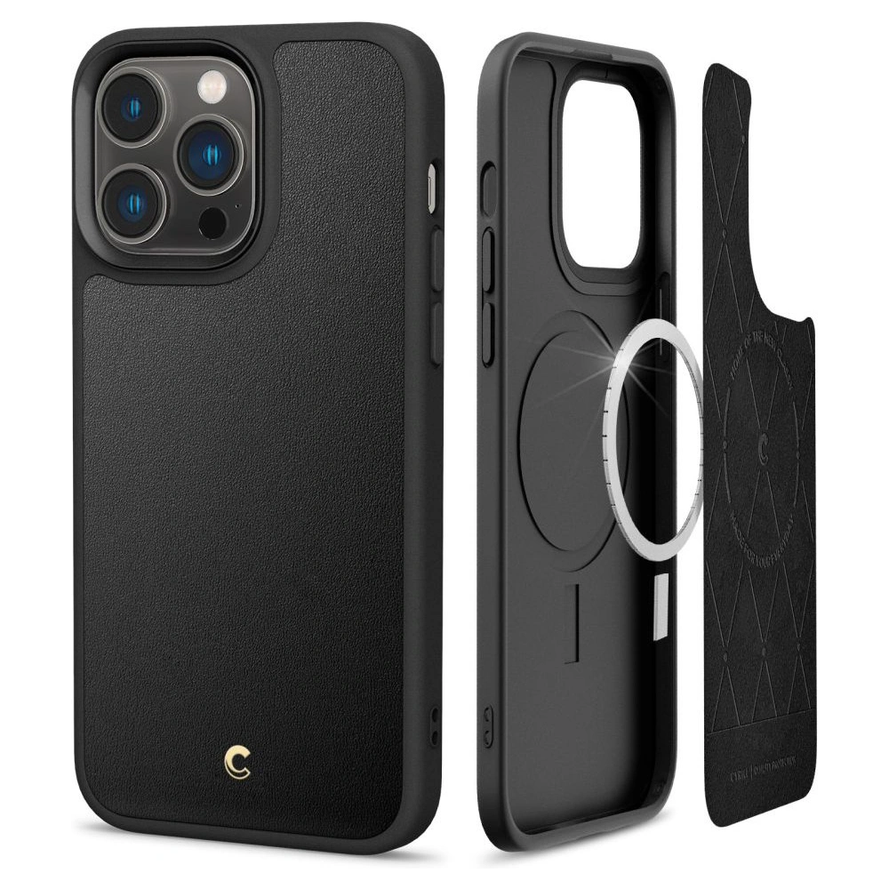 Hurtownia GSM - Etui Spigen Cyrill Kajuk Mag MagSafe Apple iPhone 14 Pro Max Černé - SPN2458 - {ean13} - Hurt