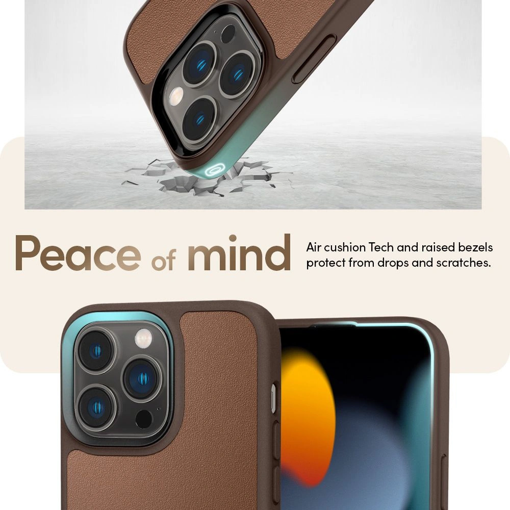 Hurtownia GSM - Case Spigen Cyrill Kajuk Mag MagSafe Apple iPhone 14 Pro Max Saddle Brown - SPN2460 - {ean13} - Hurt