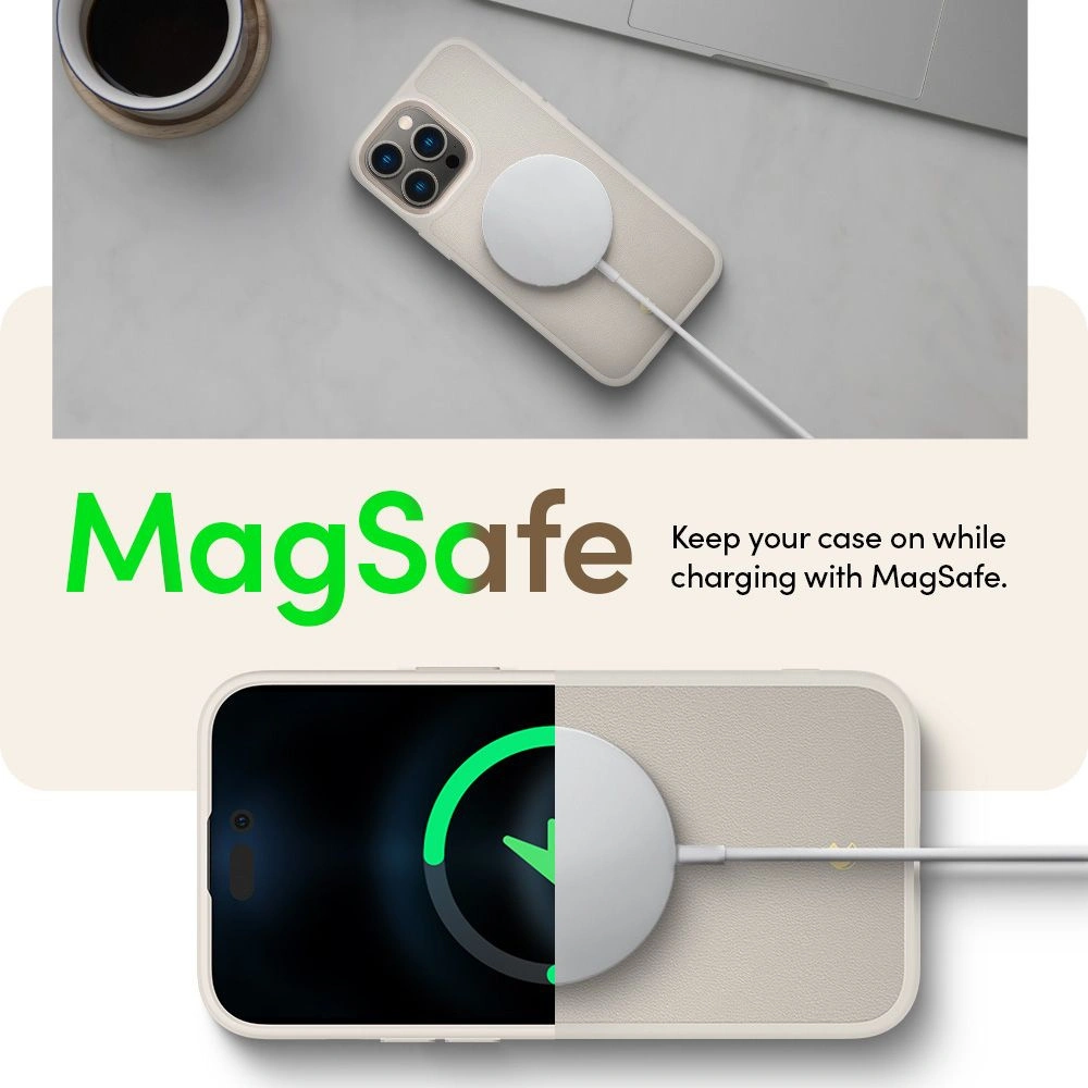 Hurtownia GSM - Etui Spigen Cyrill Kajuk Mag MagSafe Apple iPhone 14 Pro Krém - SPN2462 - {ean13} - Hurt