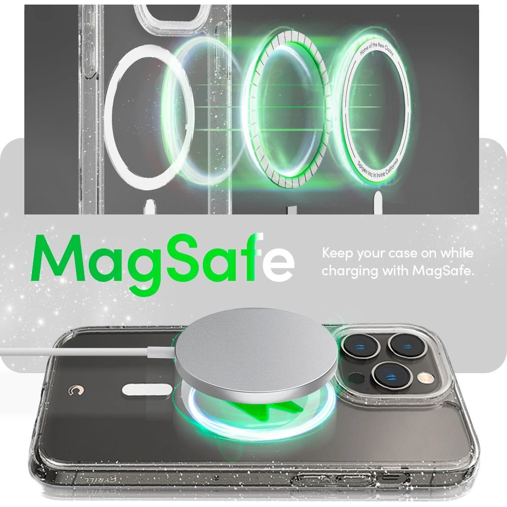 Wholesale Spigen Cyrill Shine Mag MagSafe Apple iPhone 14 Pro Glitter Clear - SPN2465 - {ean13} - Hurt