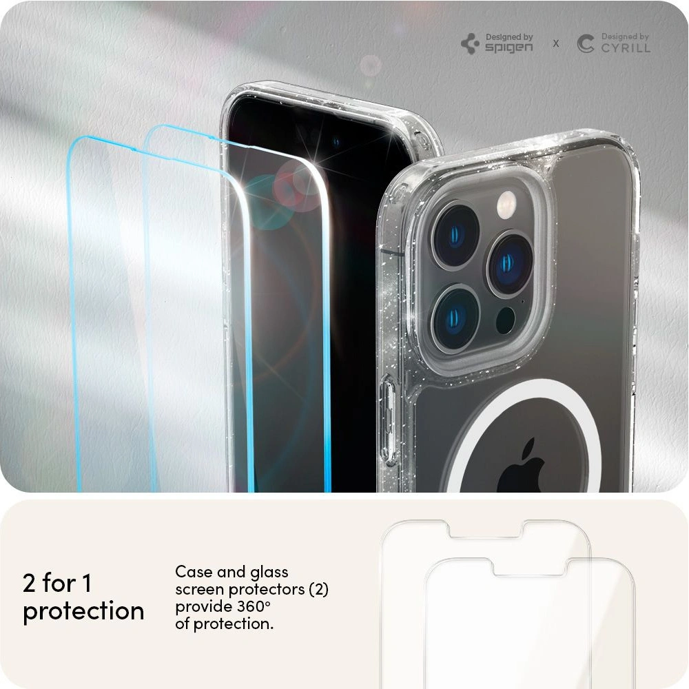 Wholesale Spigen Cyrill Shine Mag MagSafe Apple iPhone 14 Pro Glitter Clear - SPN2465 - {ean13} - Hurt