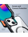 Hurtownia GSM - Etui ESR Air Armor Halolock MagSafe Apple iPhone 14 Pro Átlátszó/Fekete - ESR549 - {ean13} - Hurt