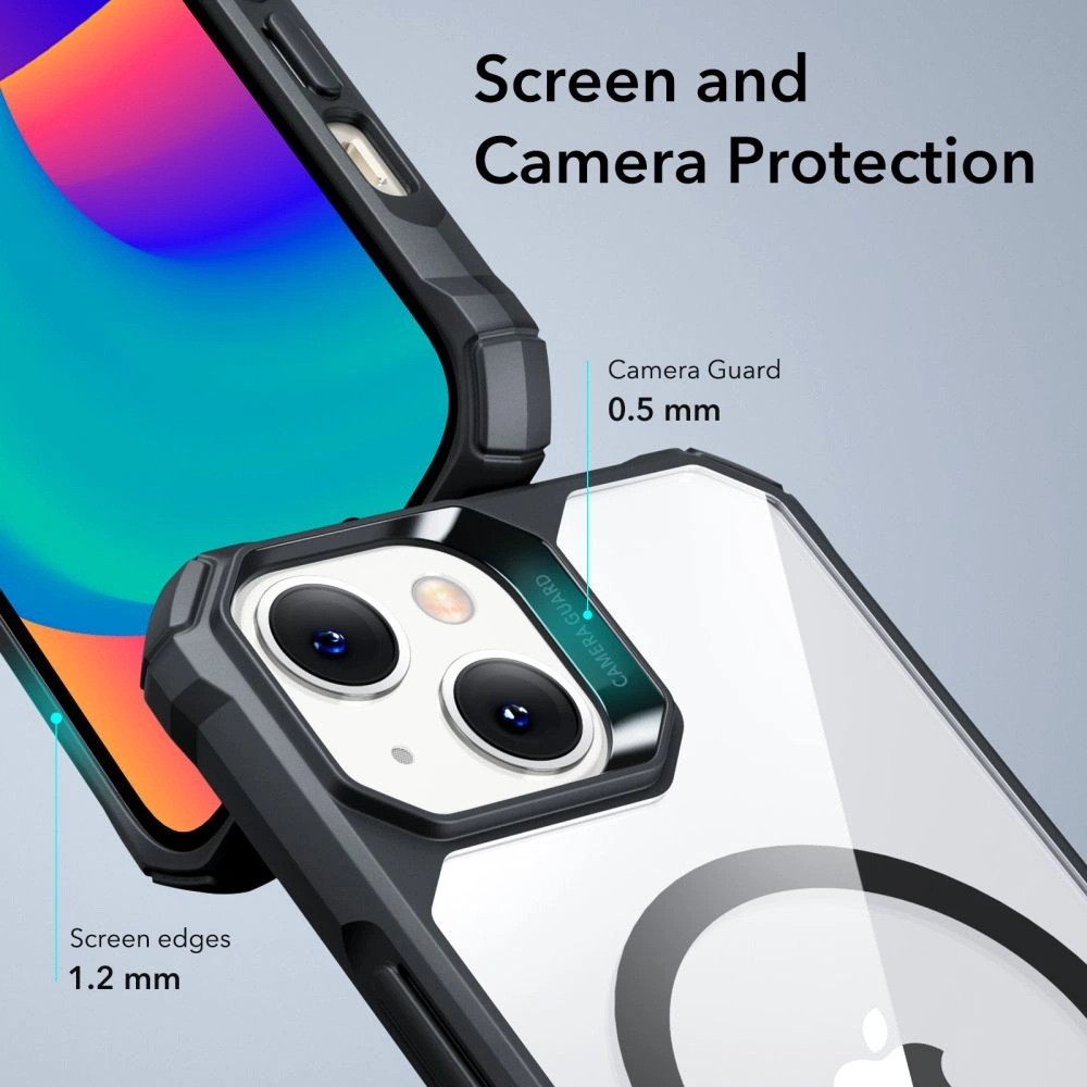 Hurtownia GSM - Etui ESR Air Armor Halolock MagSafe Apple iPhone 14 Pro Clear/Black - ESR549 - {ean13} - Hurt