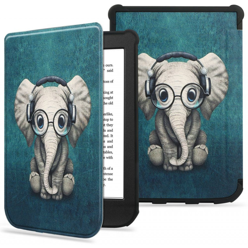 Tech-Protect Distributor - 9589046926662 - THP1367 - Tech-Protect Smartcase Pocketbook Color/Touch Lux 4/5/HD 3 Happy Elephant - B2B homescreen