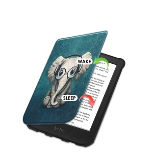 Etui Tech-Protect Smartcase Pocketbook Color/Touch Lux 4/5/HD 3 Šťastný slon