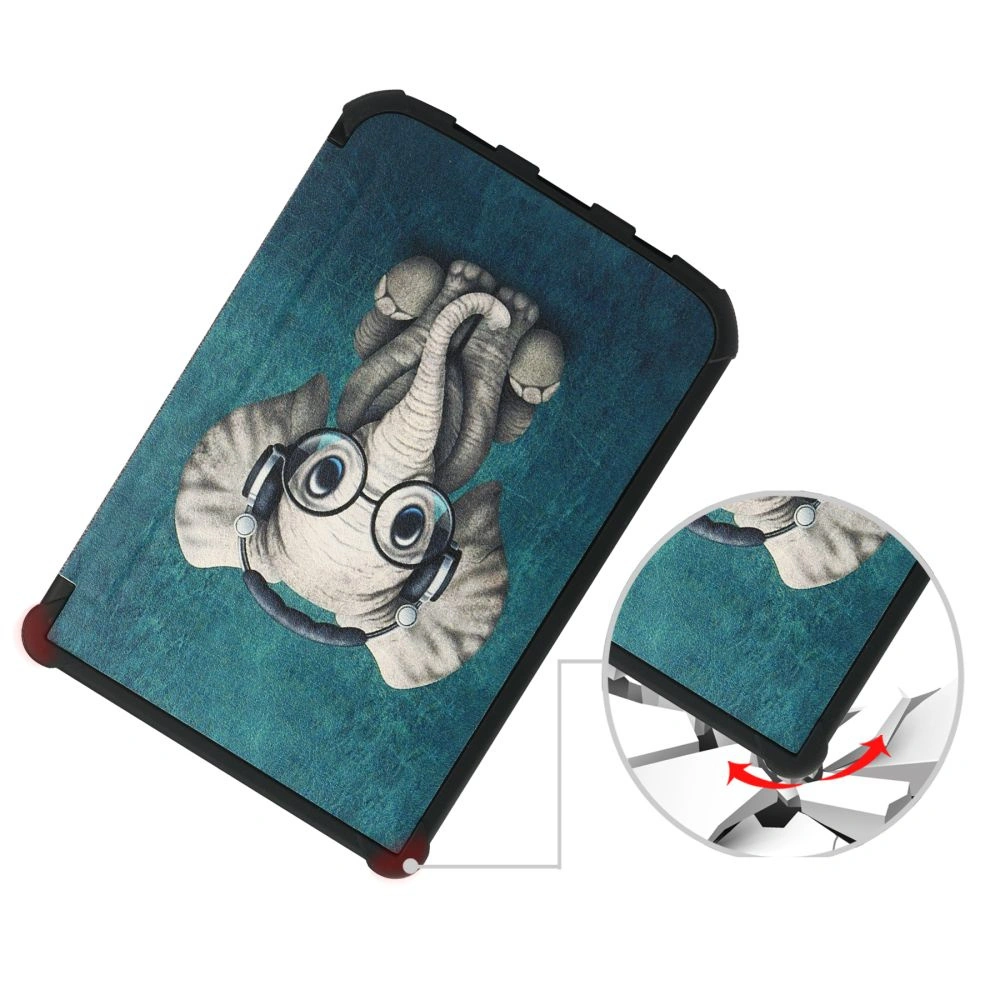 Wholesale Tech-Protect Smartcase Pocketbook Color/Touch Lux 4/5/HD 3 Happy Elephant - THP1367 - {ean13} - Hurt
