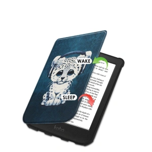 Etui Tech-Protect Smartcase Pocketbook Szín/Érintés Lux 4/5/HD 3 Szomorú Macska