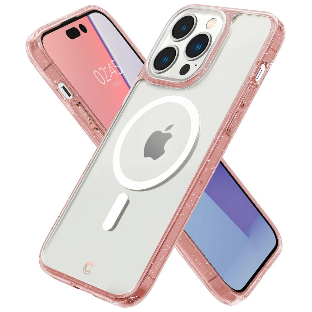 Hurtownia GSM - Etui Spigen Cyrill Shine Mag MagSafe Apple iPhone 14 Pro Glitter Rose - SPN2466 - {ean13} - Hurt