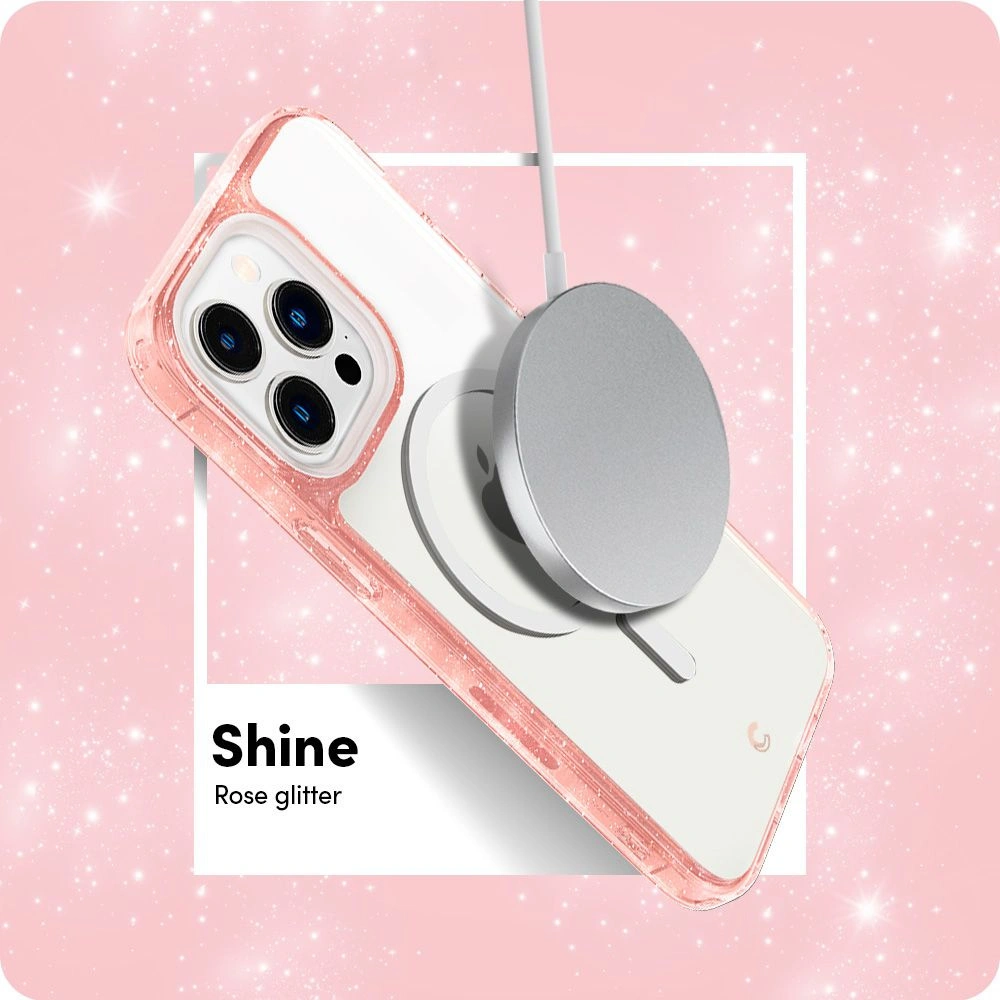 Hurtownia GSM - Etui Spigen Cyrill Shine Mag MagSafe Apple iPhone 14 Pro Glitter Rose - SPN2466 - {ean13} - Hurt
