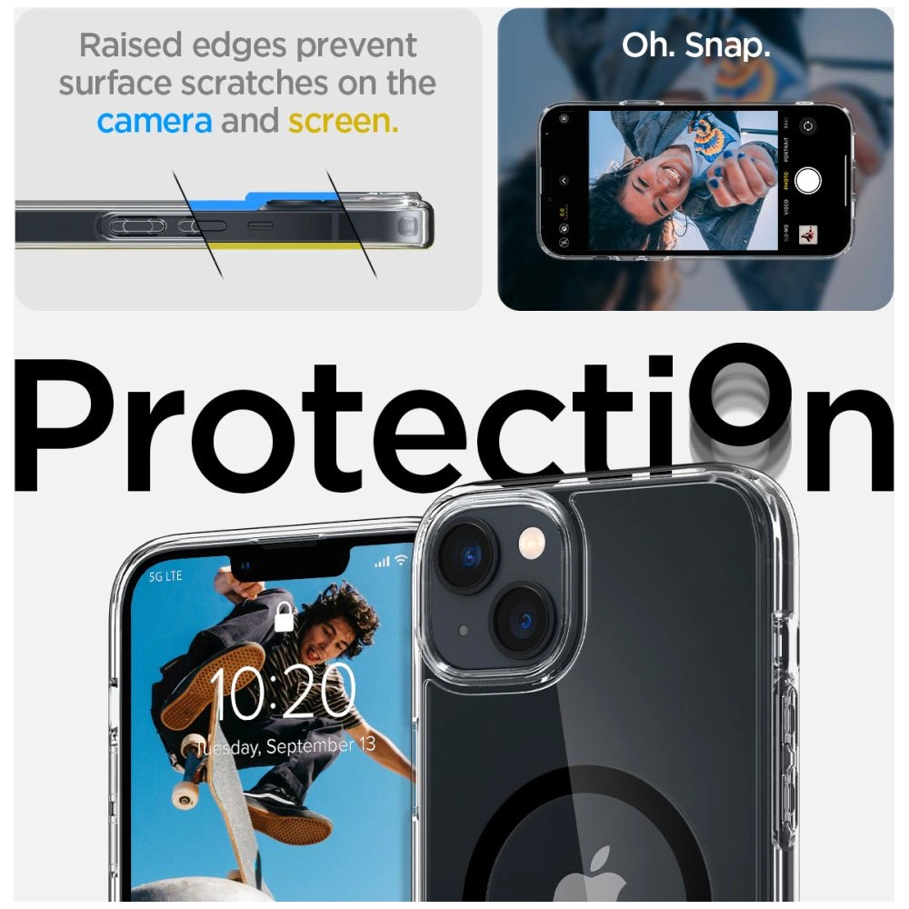 Hurtownia GSM - Case Spigen Ultra Hybrid Mag MagSafe Apple iPhone 14 Plus / 15 Plus Schwarz - SPN2468 - {ean13} - Hurt