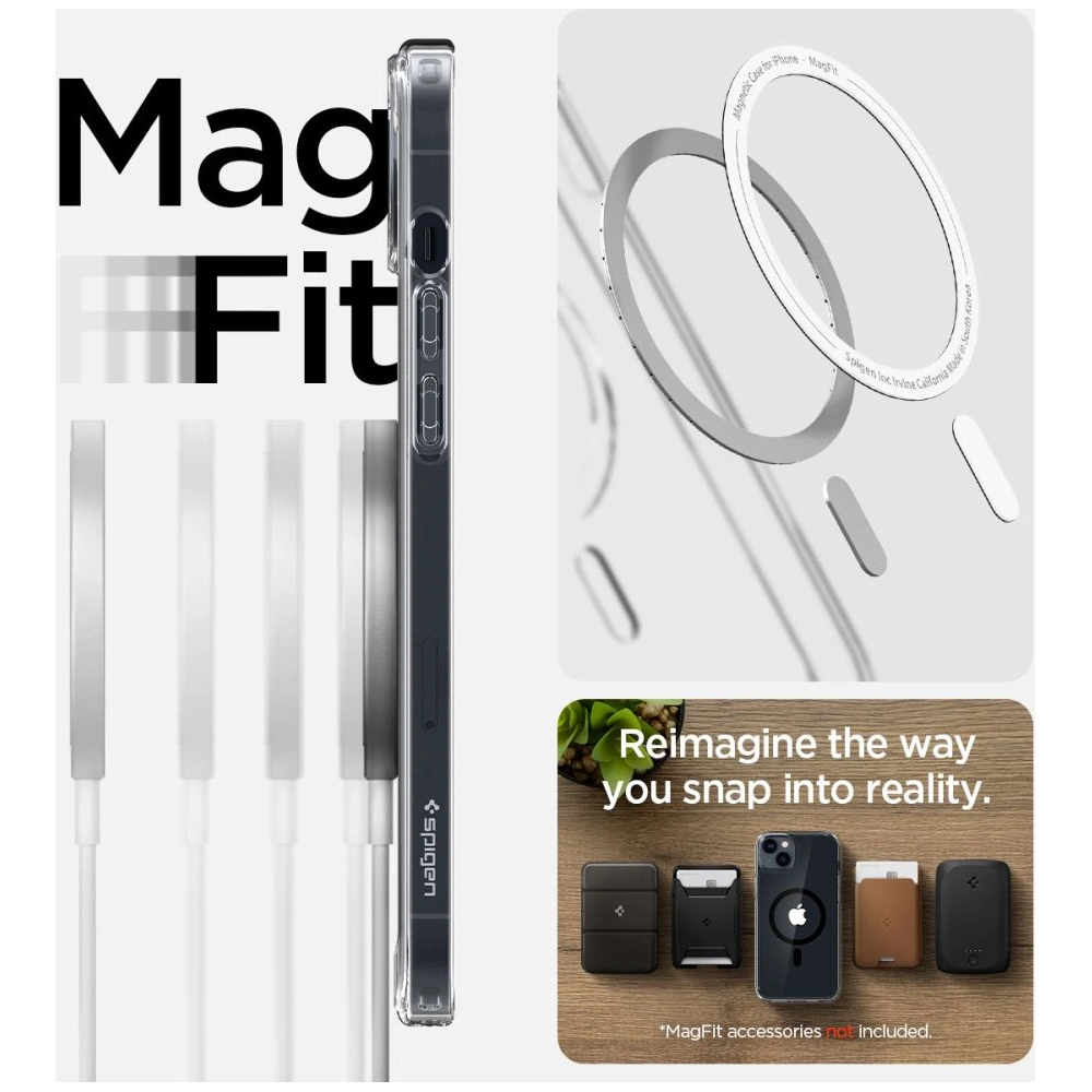 Hurtownia GSM - Case Spigen Ultra Hybrid Mag MagSafe Apple iPhone 14 Plus / 15 Plus Schwarz - SPN2468 - {ean13} - Hurt