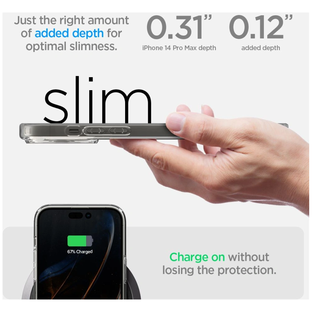 Wholesale Spigen Ultra Hybrid S Apple iPhone 14 Pro Max Crystal Clear - SPN2469 - {ean13} - Hurt