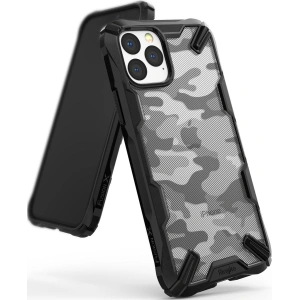 Etui Ringke Fusion-X Design Apple iPhone 11 Pro Camo (Moro) Negru