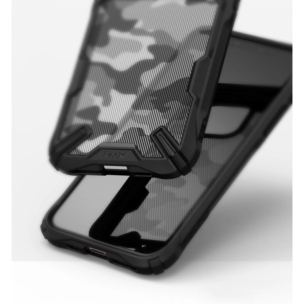 Hurtownia GSM - Etui Ringke Fusion-X Design Apple iPhone 11 Pro Camo (Moro) černé - RGK992MOB - {ean13} - Hurt