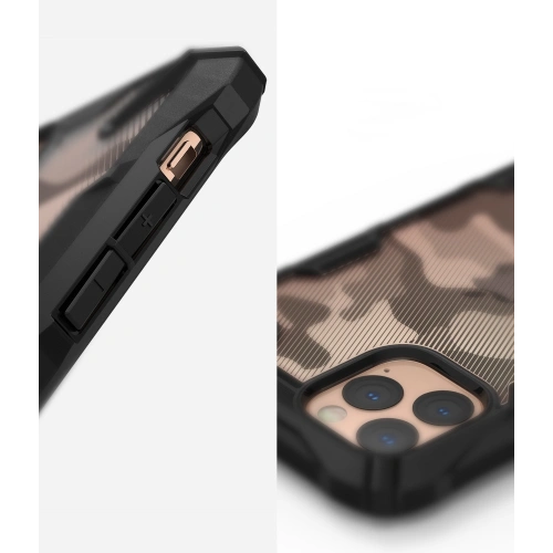 Etui Ringke Fusion-X Design Apple iPhone 11 Pro Camo (Moro) Black