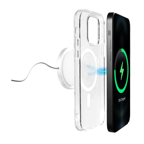 Etui PURO LITEMAG MagSafe Apple iPhone 14 Plus / 15 Plus (przezroczysty)