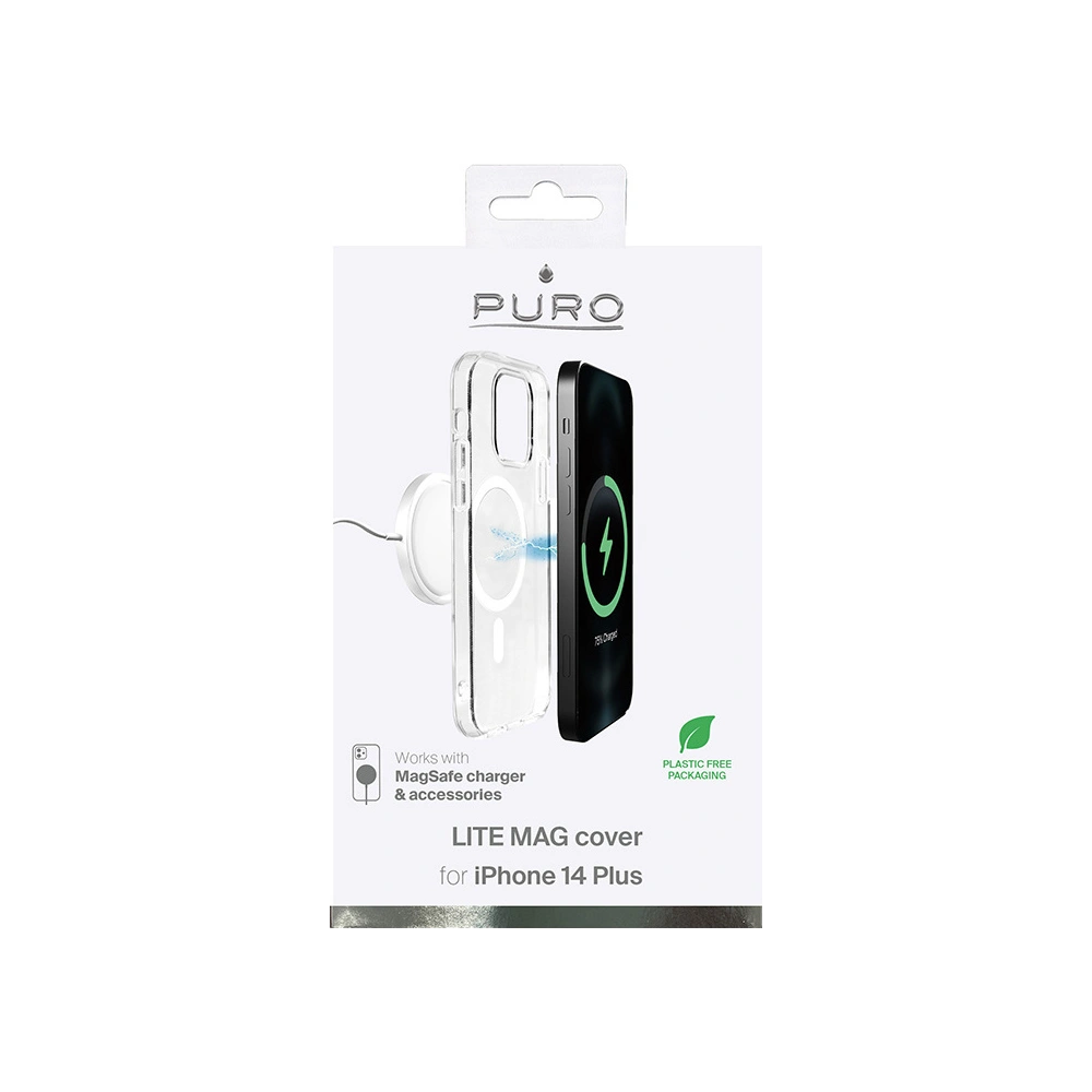 Hurtownia GSM - Case PURO LITEMAG MagSafe für Apple iPhone 14 Plus / 15 Plus (transparent) - PUR584 - {ean13} - Hurt