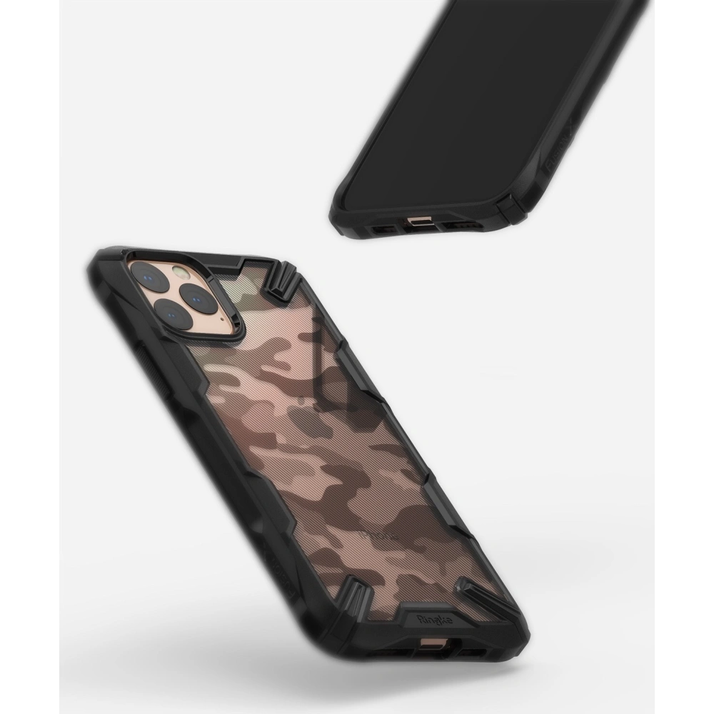 Hurtownia GSM - Etui Ringke Fusion-X Design Apple iPhone 11 Pro Camo (Moro) černé - RGK992MOB - {ean13} - Hurt