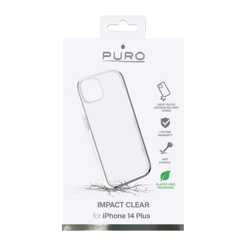 Etui PURO Impact Clear Apple iPhone 14 Plus / 15 Plus (przezroczysty)