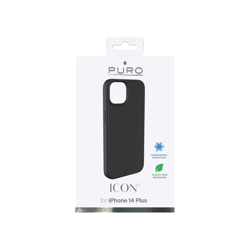 Hurtownia GSM - Case PURO ICON Cover für Apple iPhone 14 Plus / 15 Plus (schwarz) - PUR596 - {ean13} - Hurt