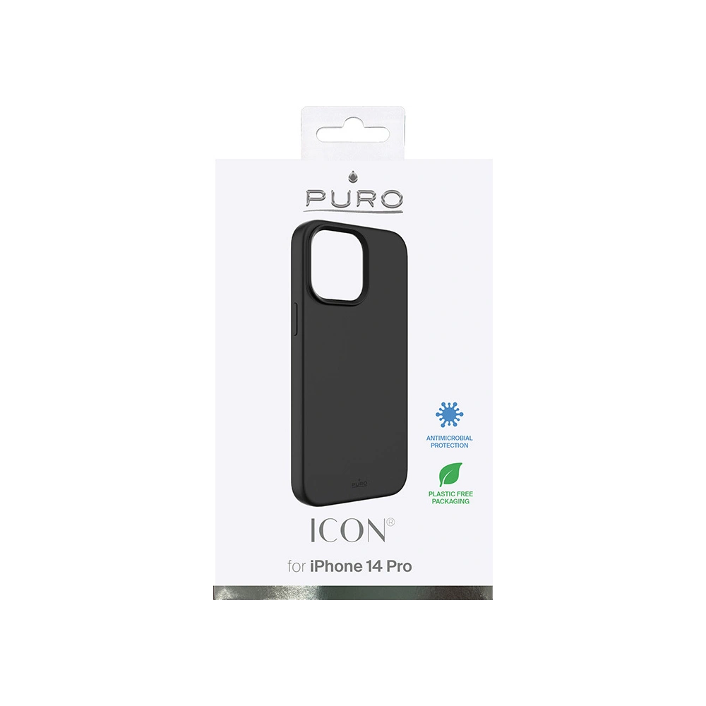 Hurtownia GSM - Etui PURO ICON Cover Apple iPhone 14 Pro (fekete) - PUR599 - {ean13} - Hurt