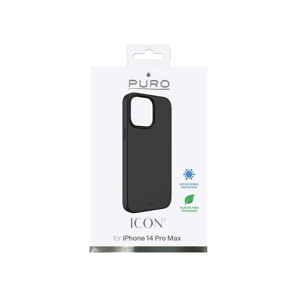 Hurtownia GSM - Etui PURO ICON Cover Apple iPhone 14 Pro Max (fekete) - PUR601 - {ean13} - Hurt
