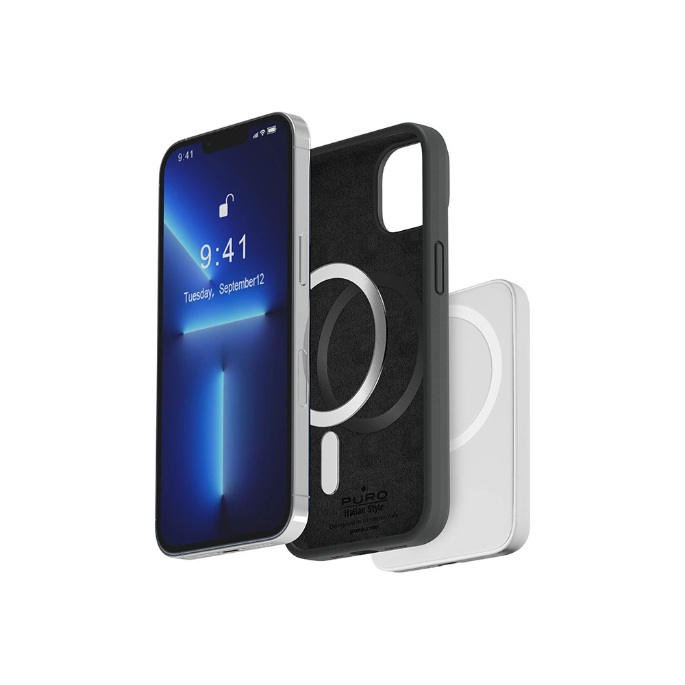 Hurtownia GSM - Case PURO ICON MAG MagSafe für Apple iPhone 14 Plus / 15 Plus (Schwarz) - PUR606 - {ean13} - Hurt