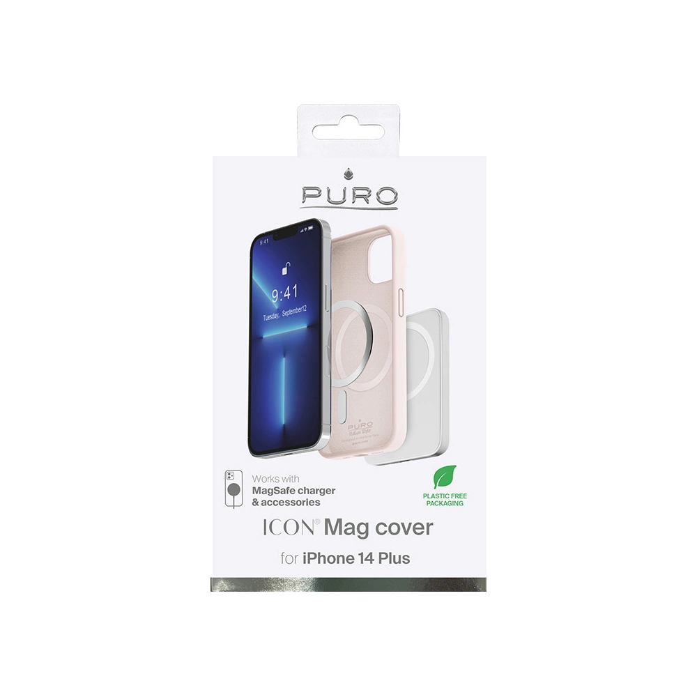 Hurtownia GSM - Case PURO ICON MAG MagSafe für Apple iPhone 14 Plus / 15 Plus (Dusty Pink) - PUR608 - {ean13} - Hurt