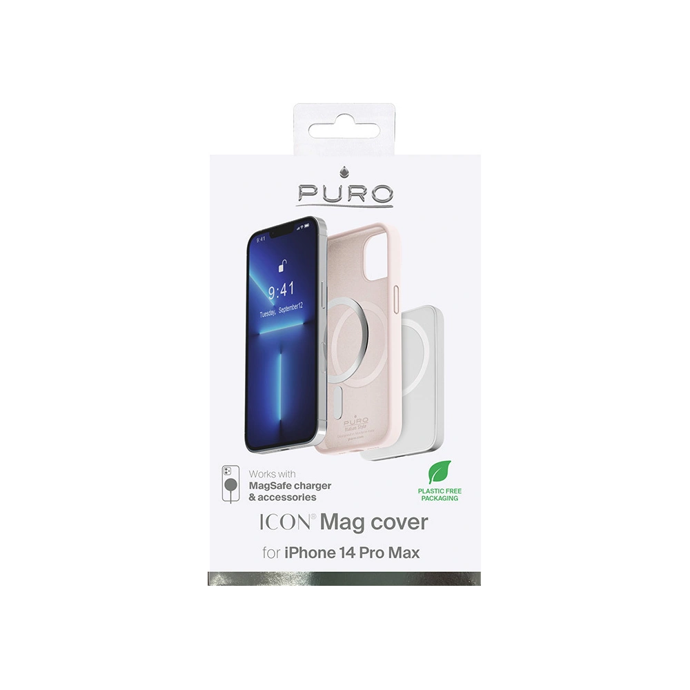 Hurtownia GSM - Case PURO ICON MAG MagSafe für Apple iPhone 14 Pro Max (Dusty Pink) - PUR612 - {ean13} - Hurt