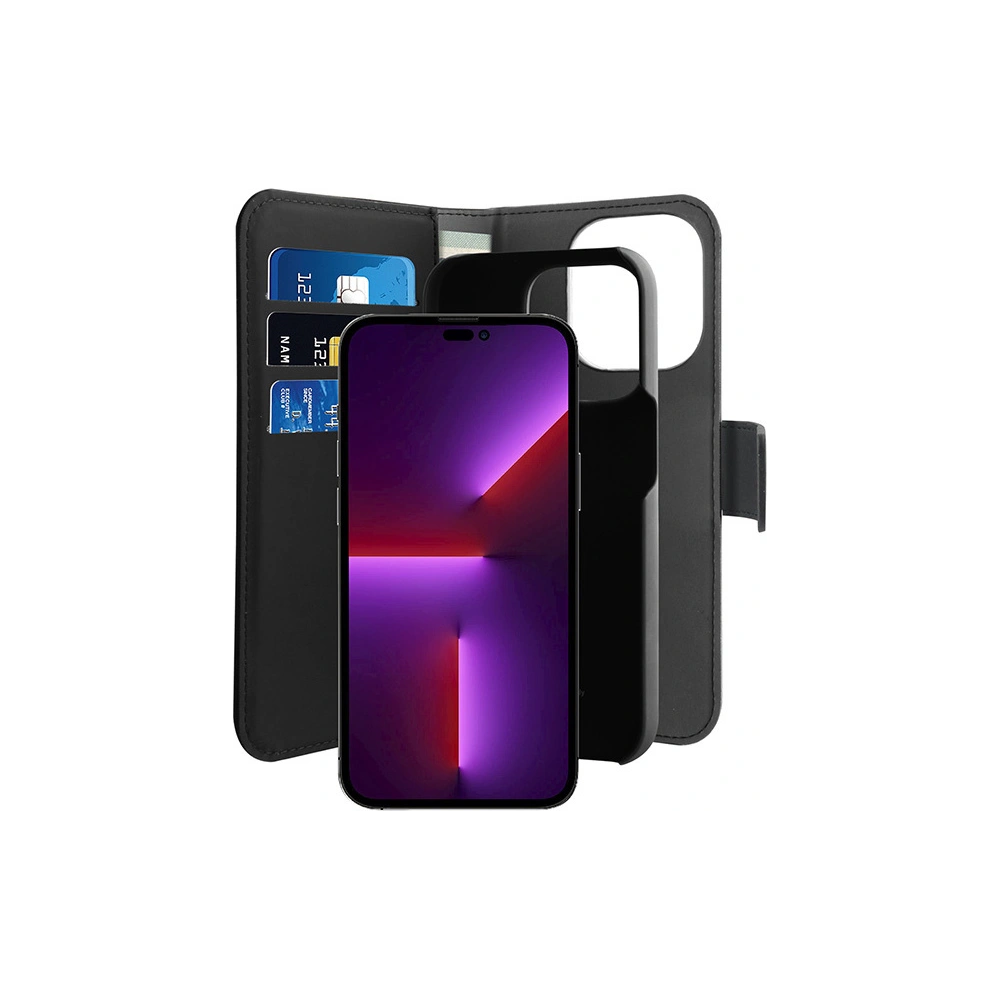 Hurtownia GSM - PURO Wallet Case abnehmbar 2-in-1 für Apple iPhone 14 Pro Max (schwarz) - PUR617 - {ean13} - Hurt