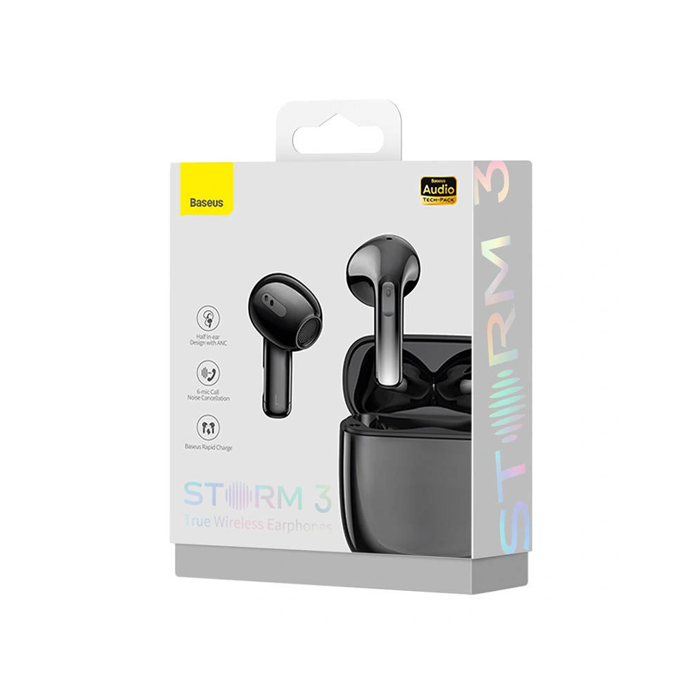 Wholesale Baseus Storm 3 Earbuds TWS ANC (black) - BSU3513 - {ean13} - Hurt