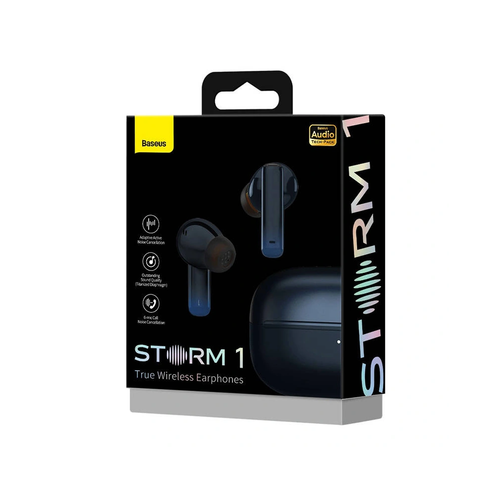 Hurtownia GSM - Căști TWS Baseus Storm 1, ANC (negre) - BSU3515 - {ean13} - Hurt