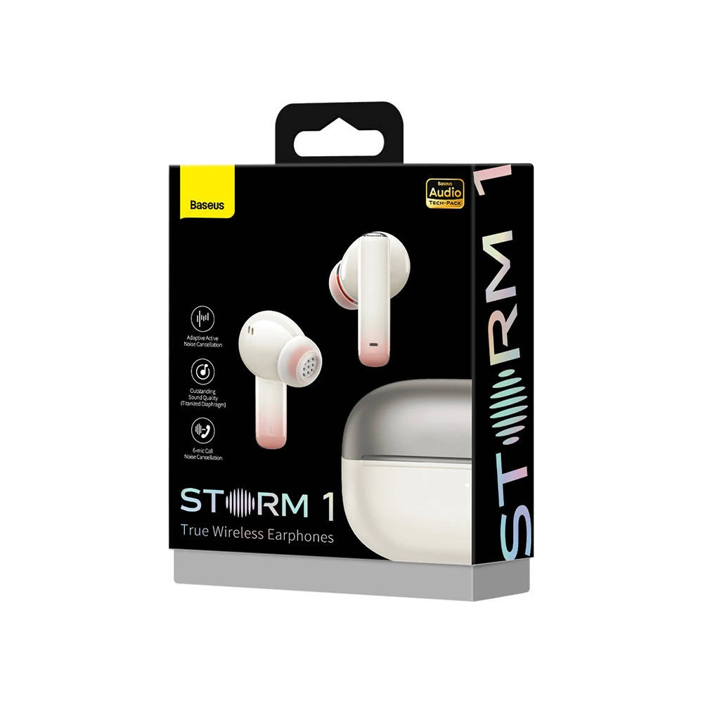 Wholesale Baseus Storm 1 Earbuds TWS ANC (white) - BSU3516 - {ean13} - Hurt